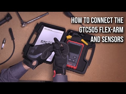 How to Connect the Flex-Arm and Sensors to the GTC505 Engine Ignition Analyzer