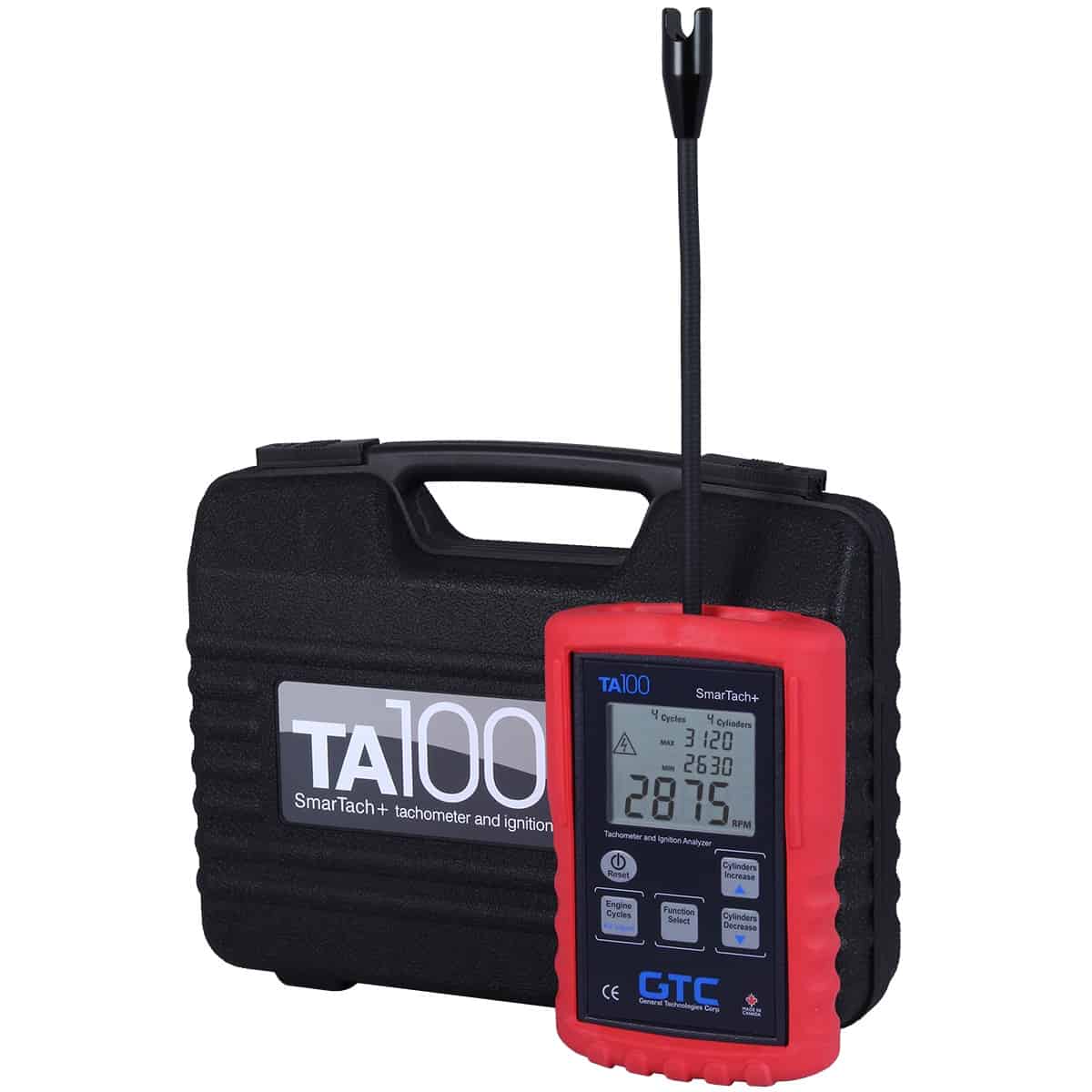 TA100 Smartach+ Digital Tachometer - General Technologies Corp.