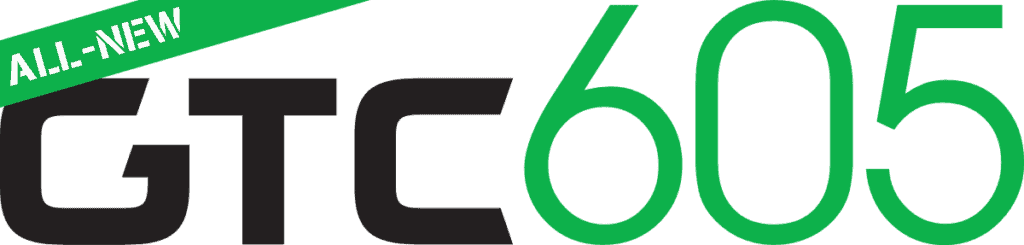 GTC605 Logo with "ALL-NEW" banner