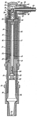 Coil-On-Plug Ignition Patent US2266614 diagram of coil-on-plug ignition assembly