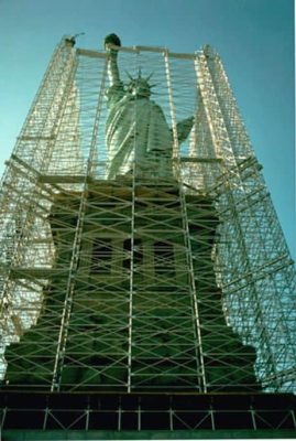 image of Statue of Liberty restoration project